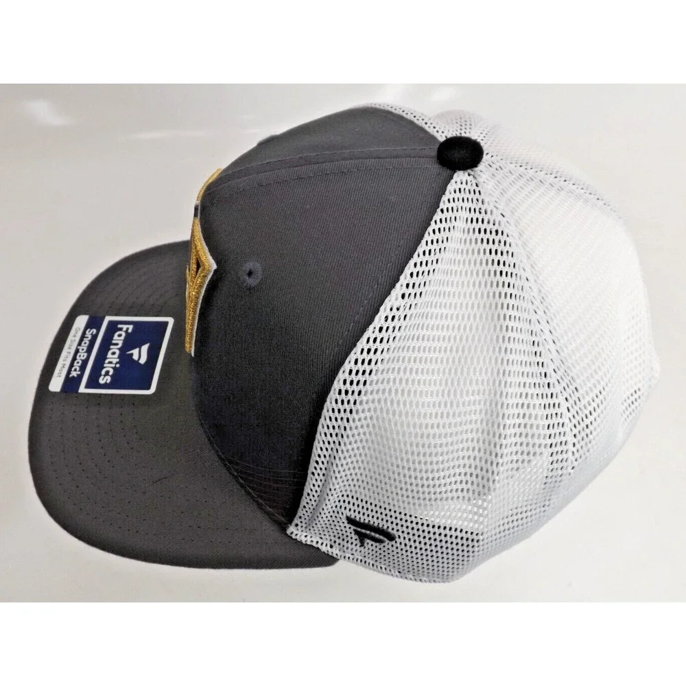 Vegas 🏒 Golden Knights Fanatics Authentic Pro A-Frame Rink Adjustable mesh Hat